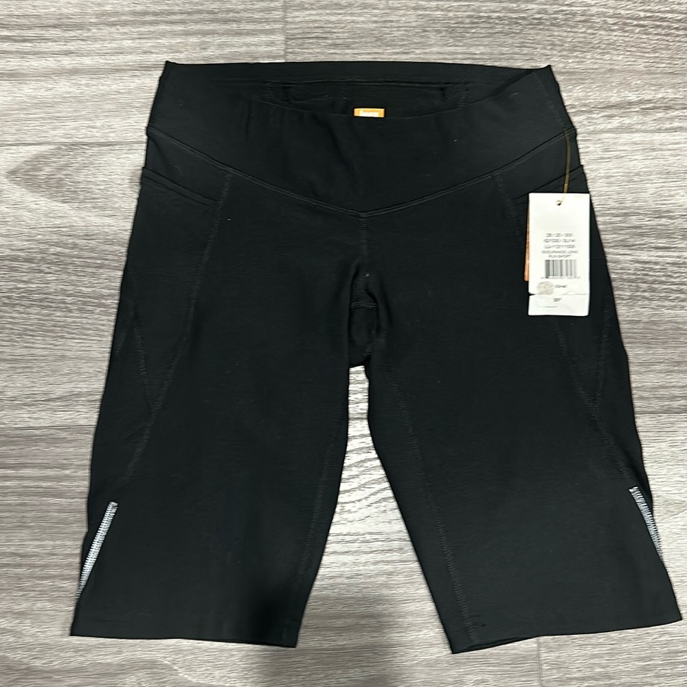 NWT Black Lucy Endurance Long Run Shorts XSmall